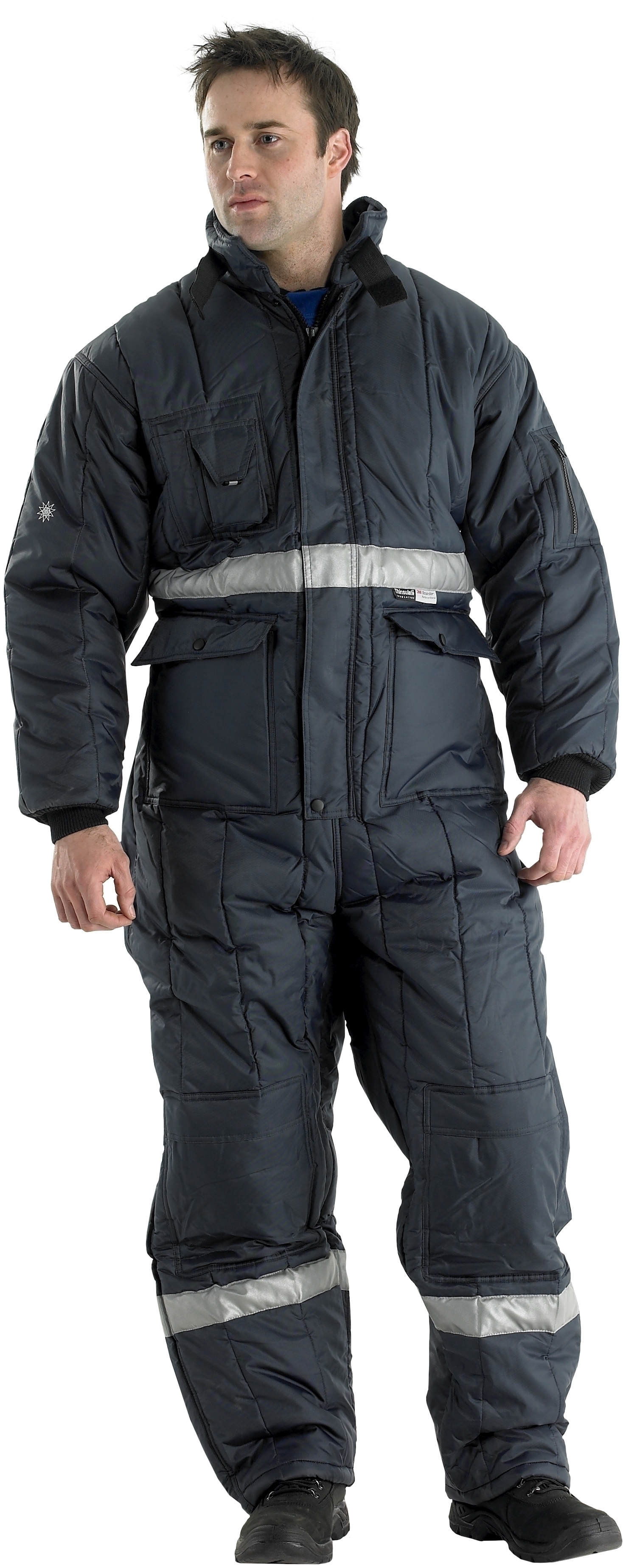 Click Coldstar Freezer Boilersuit Padded Thermal Lined Coverall Overall Work