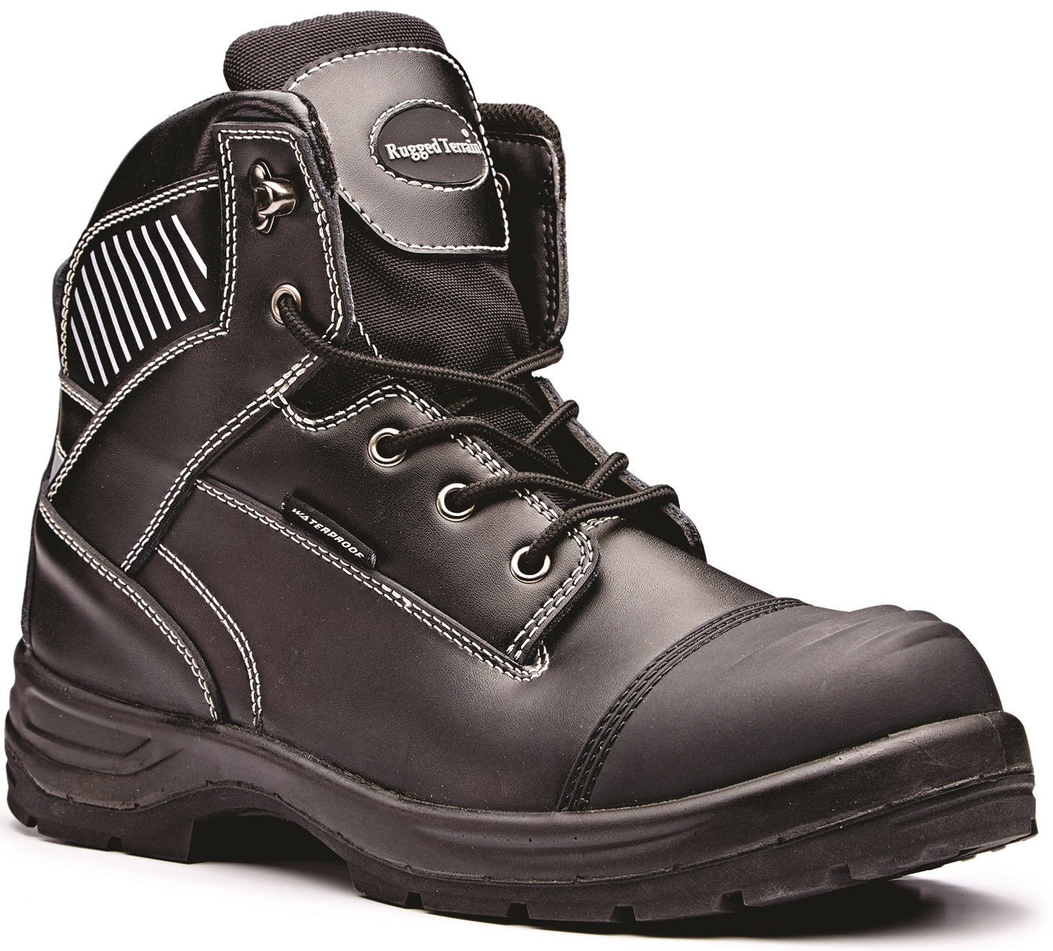 rugged terrain safety boots