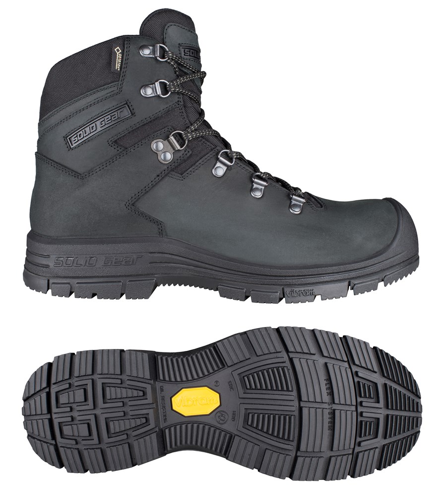 Solid Gear Bravo GORE-TEX Safety Boots Fibreglass Toe Caps Composite Midsole 